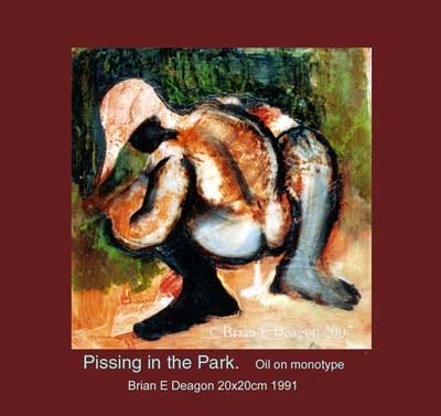 pissing in the park