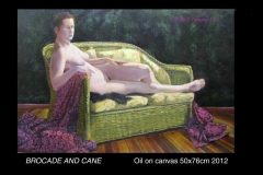 Brocade and cane